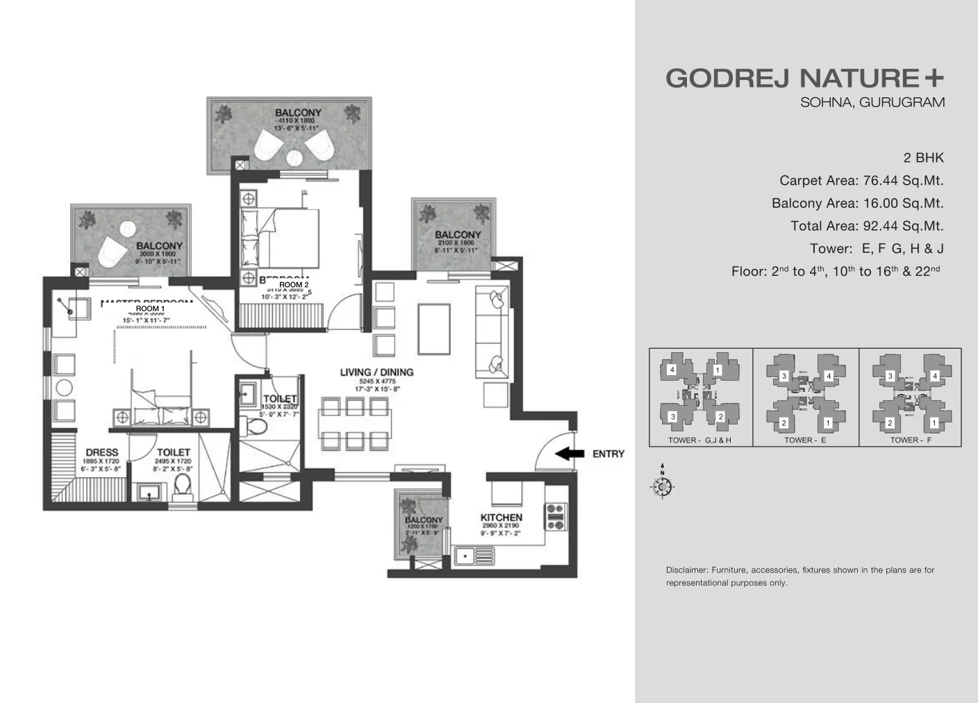 4 BHK Godrej Global Business City Noida